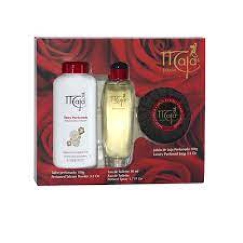 MAJA EDT 50 VAP+TALCO 100 GR +JABON   ESTUCHES SEÑORA